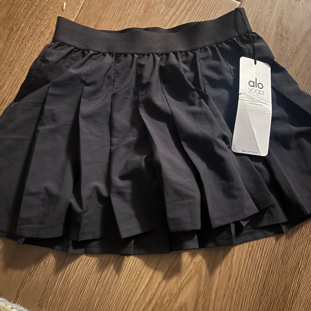 ALO Yoga Classic Black tennis Skirt